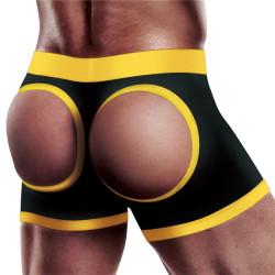 LoveToy INGEN Boxer Bottomless pour Gode Horny Strapon Noir